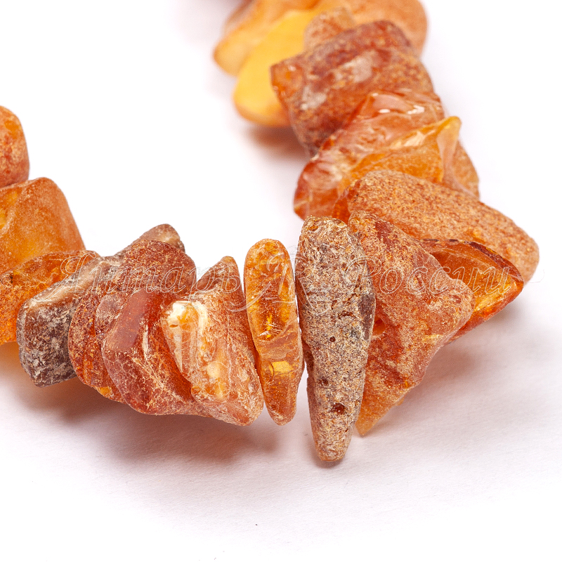 Бусы янтарь